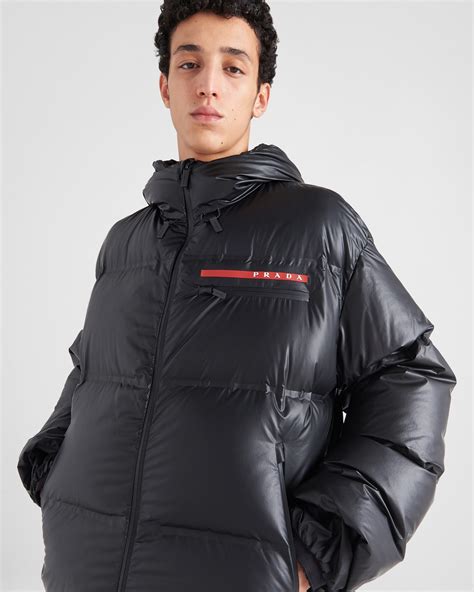 black puffer jacket prada|prada puffer jackets women's.